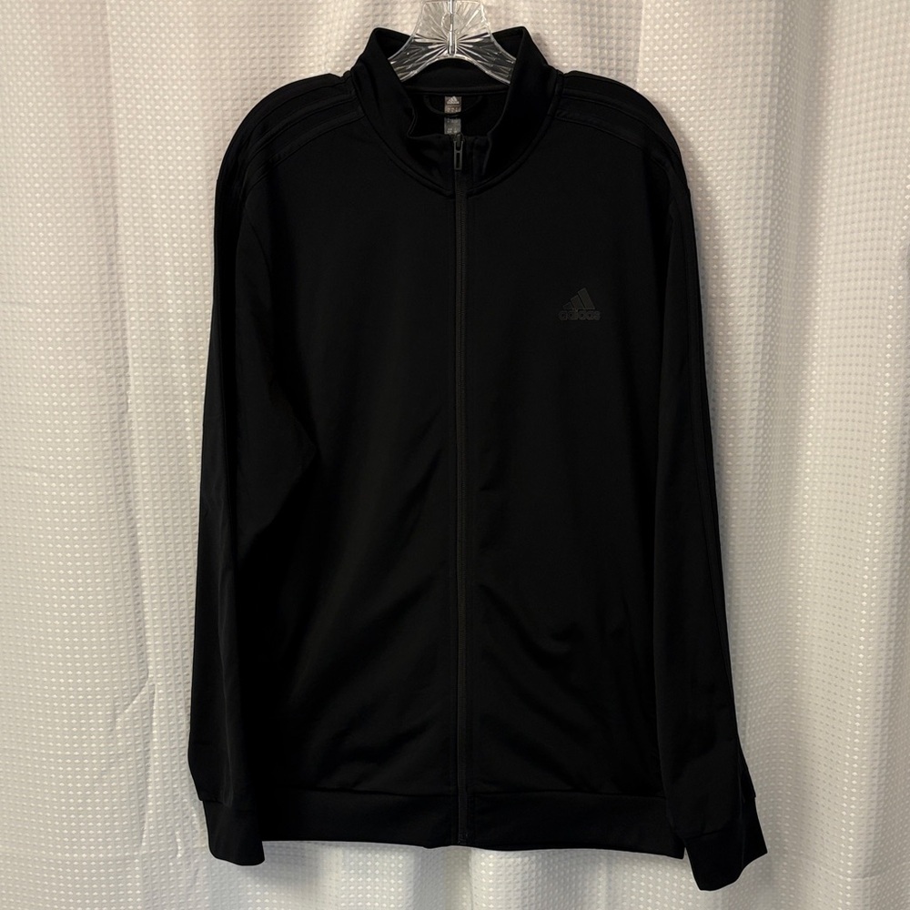 adidas Black Lightweight Full-Zip Jacket ~ XL